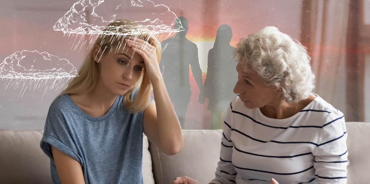 4 Less-Obvious Ways Your Mom Ruined Your Love Life Mom talking to her older daughter