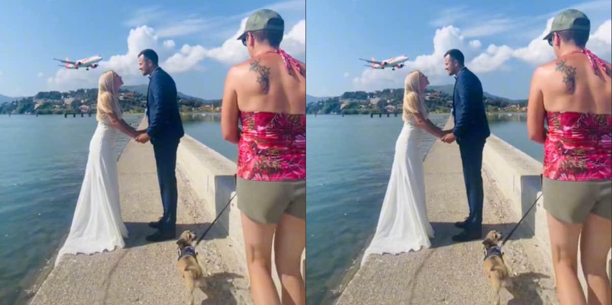 Wedding Photographer Calls Out Woman That Ruined Newlywed's Photos On A Pier Wedding photo Karen
