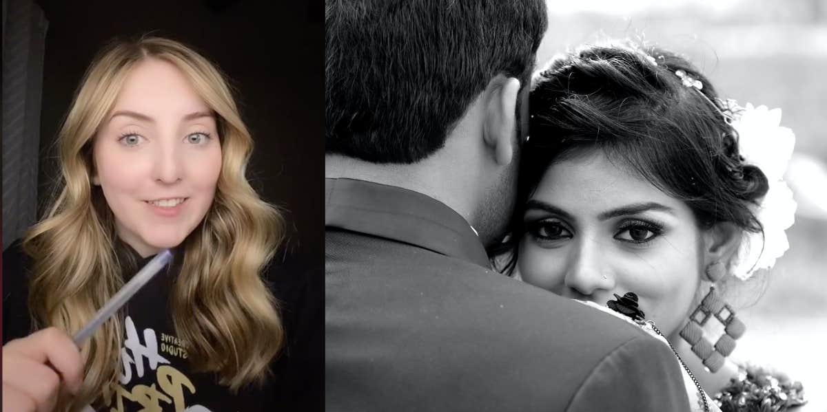 Wedding Photographer Shares 3 Telltale Signs That A Married Couple Won't Last Shayla Herrington TikTok & bride and groom
