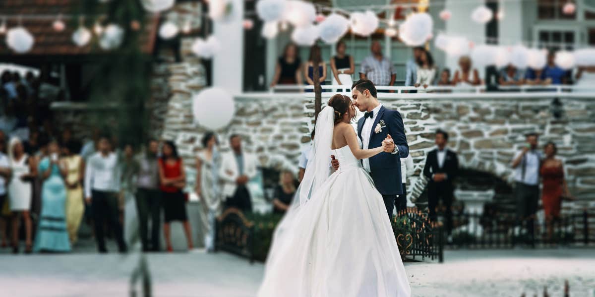 Bride & Groom Serve Different Quality Food To Their Own Families Wedding reception
