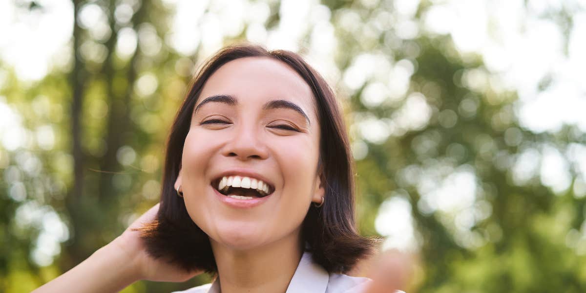 happy woman