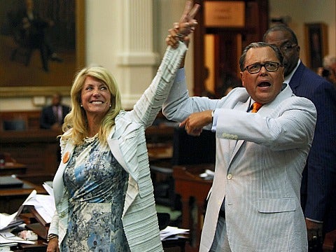 One-Woman Show: Wendy Davis Blocks Texas' Anti-Abortion Bill wendy davis