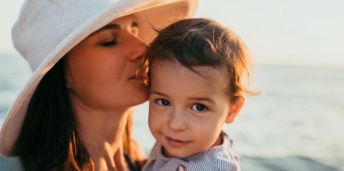 mom and toddler