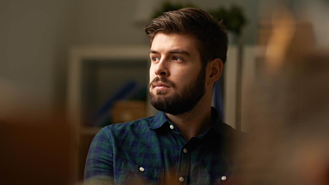 The One Thing You Need To Ask Yourself Before Offering Anyone Your Opinion pensive man