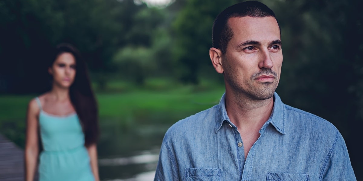 what attachment styles are compatible man walking away from woman