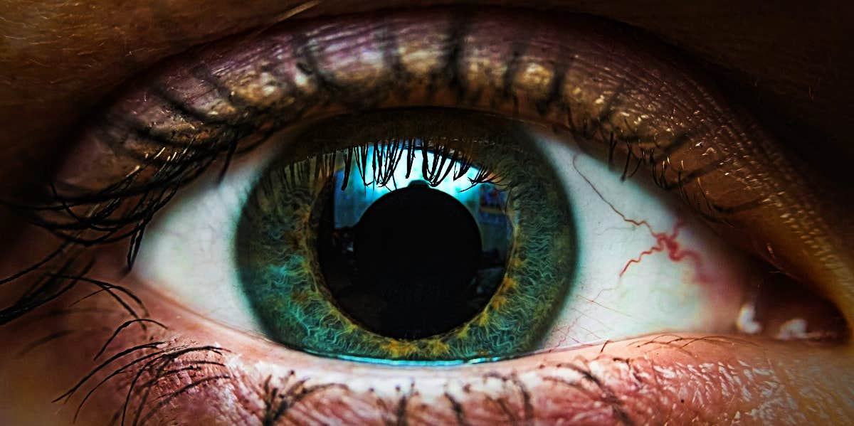 Why Your Pupils Dilate When You Look At Someone eye with a dilated pupil