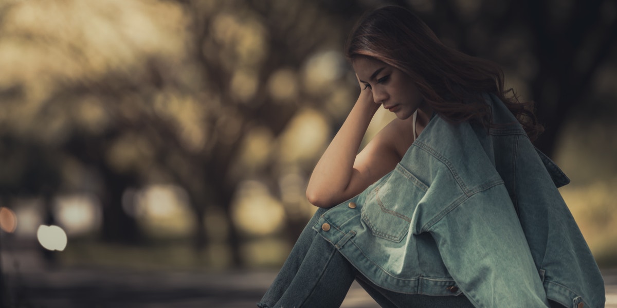 What Heartbreak Feels Like When You Don't Let Yourself Grieve sad woman