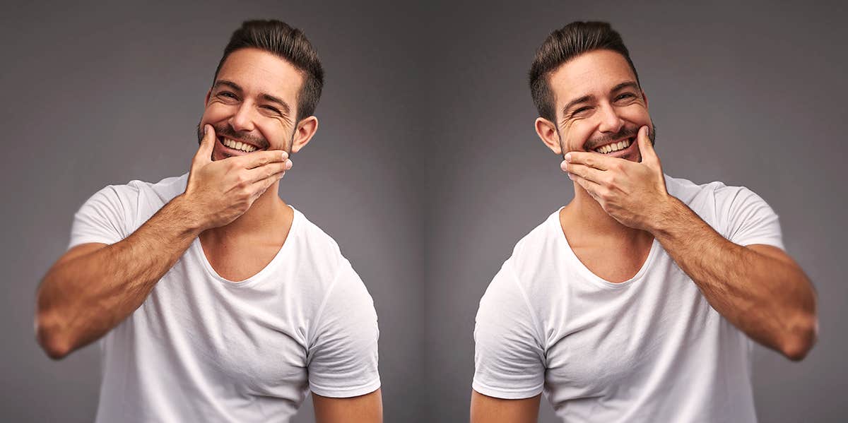 Rare Personality Traits Are Psychopaths charming man with hands on chin