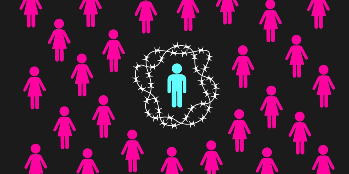 What Is An Incel? Why Men Identify As Involuntarily Celibate incel surrounded by women