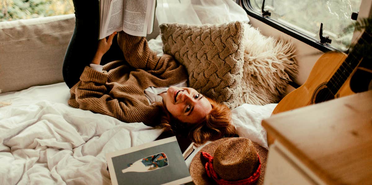 What Is Hygge And How To Life A Hygge Life Cozy woman living a hygge lifestyle