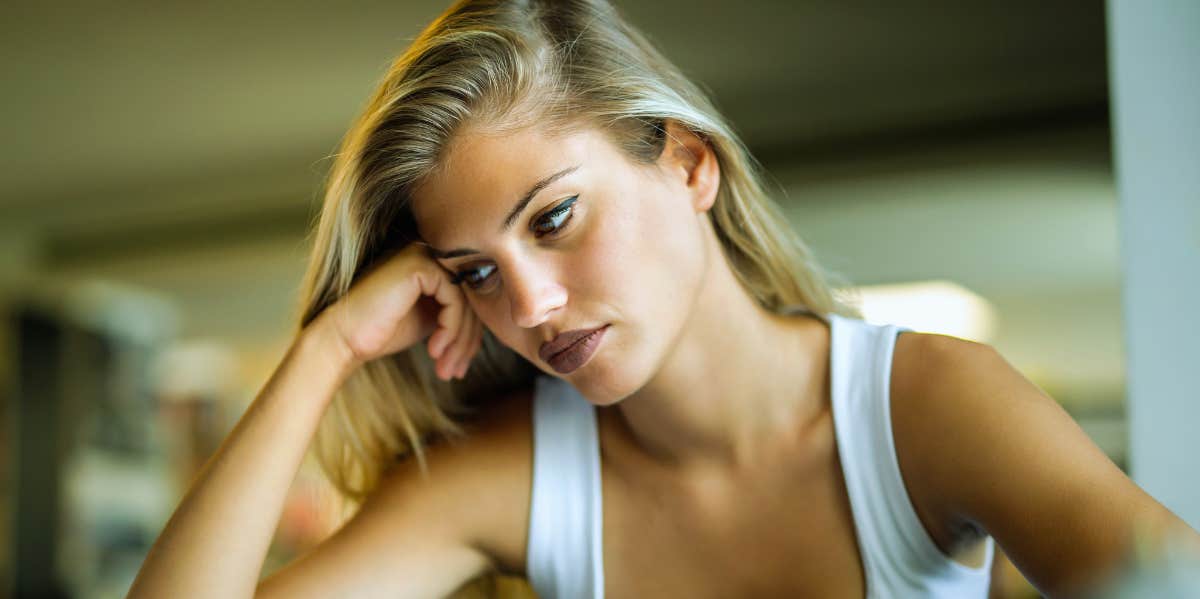 Spousal Abandonment Syndrome: What It Is — And Signs It's Happening To You sad girl
