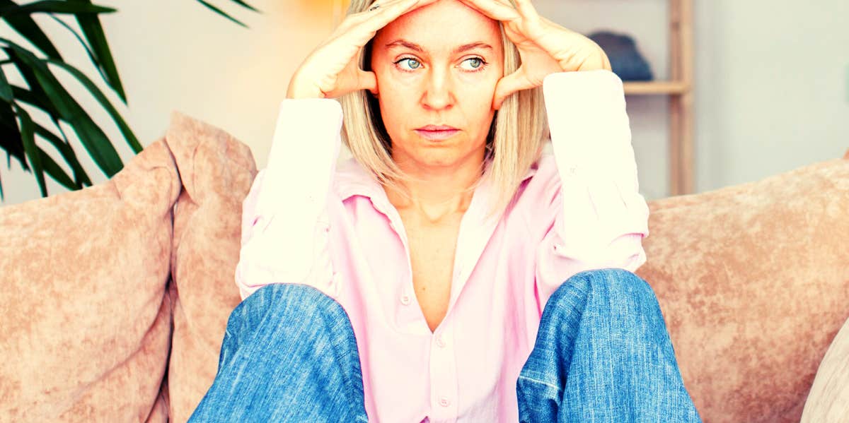 What It Feels Like When Your Kid Is A Bully woman frustrated after finding out her kid is a bully