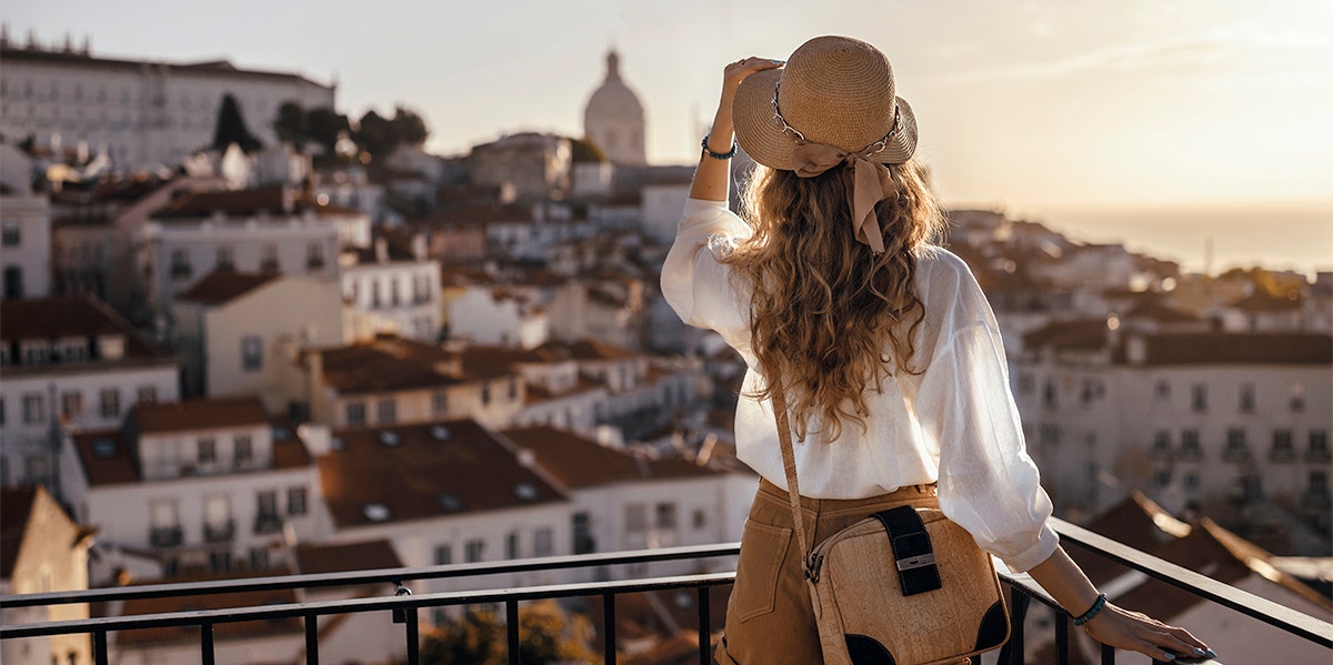 woman traveling