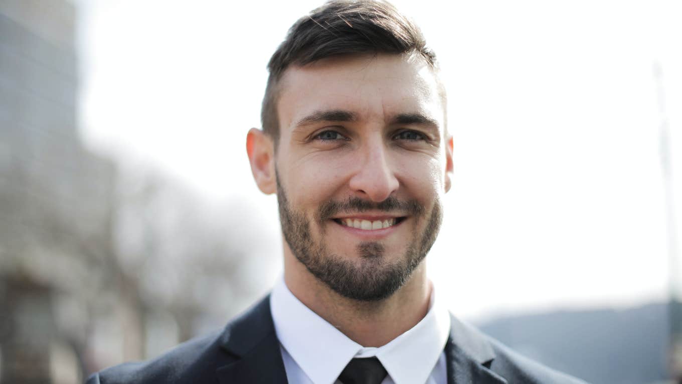 What Men Want More Than Anything But Are Afraid To Ask For, According To 10,000 Men smiling man