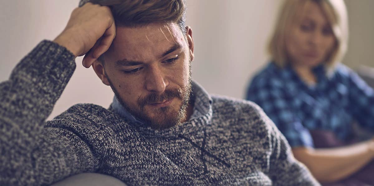 What To Do If You Think Your Wife Wants A Divorce man looks depressed