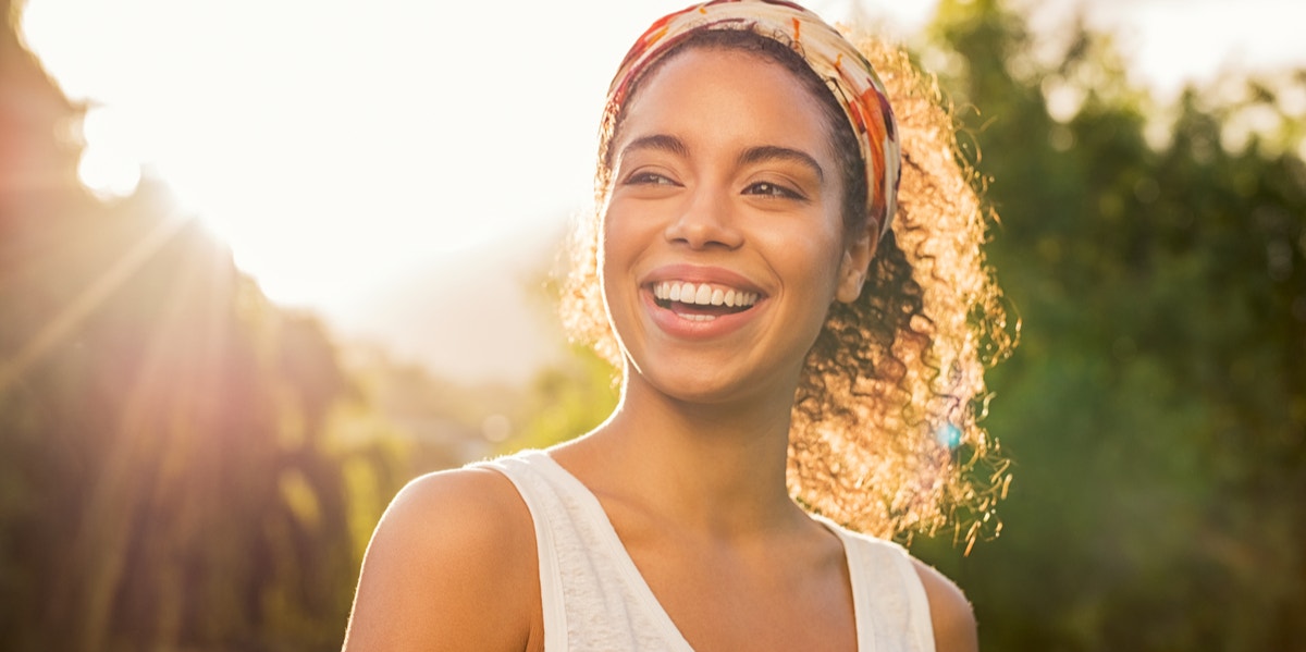 smiling woman