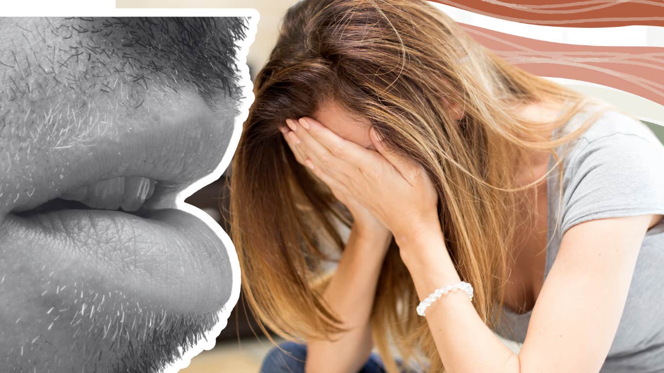 Oral Rape Is Real — I Would Know, It Happened To Me Woman crying into her hands
