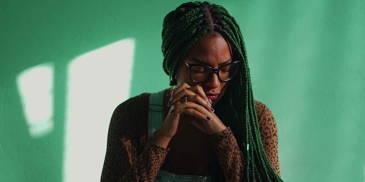 What You Need To Remember When Your Hardships Are All You Can Think About sad woman