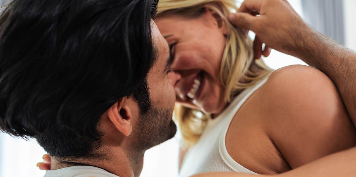 What Your Birth Order Can Predict About Your Love Life couple kissing intimately