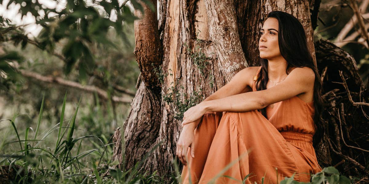 What Each Zodiac Sign Can Manifest On October 23, 2023 woman thinking in nature