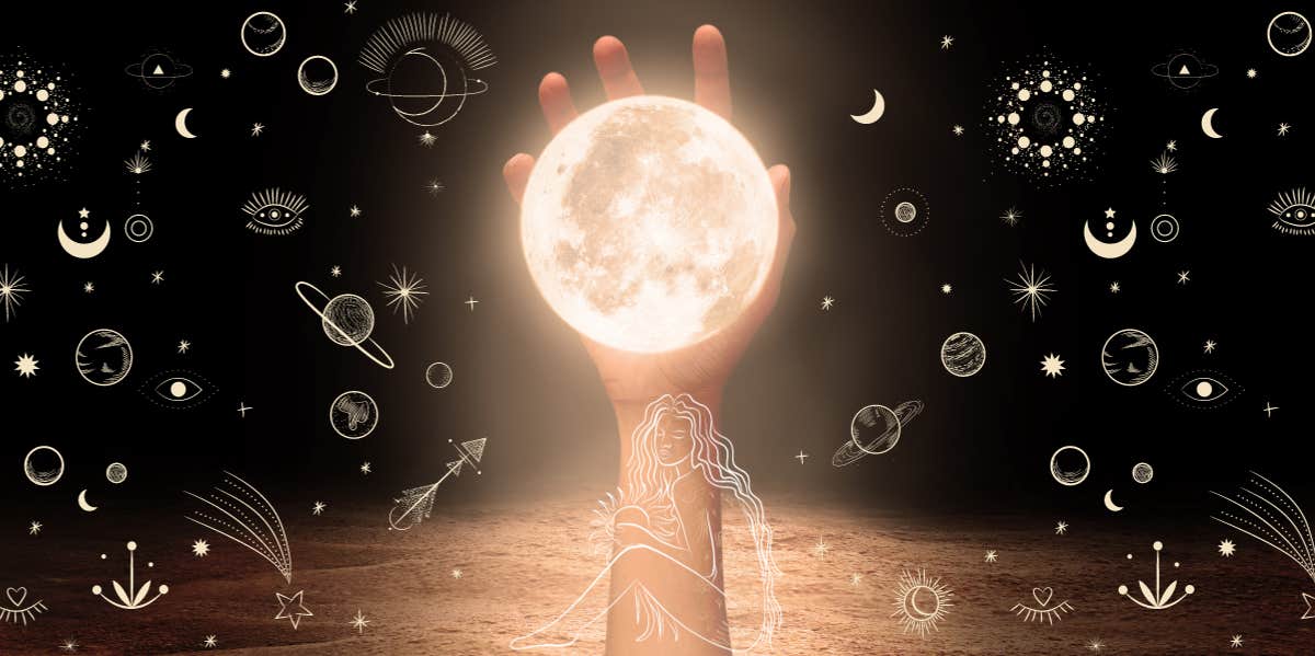 What Each Zodiac Sign Can Manifest This Week During The Full Moon In Taurus woman manifesting during lunar eclipse in taurus