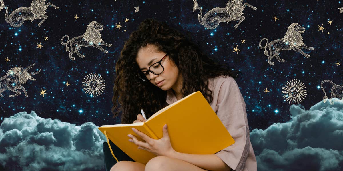 What Your Zodiac Sign Can Start Manifesting This Weekend Using A Journal, December 1 - 3, 2023 woman writing in a journal