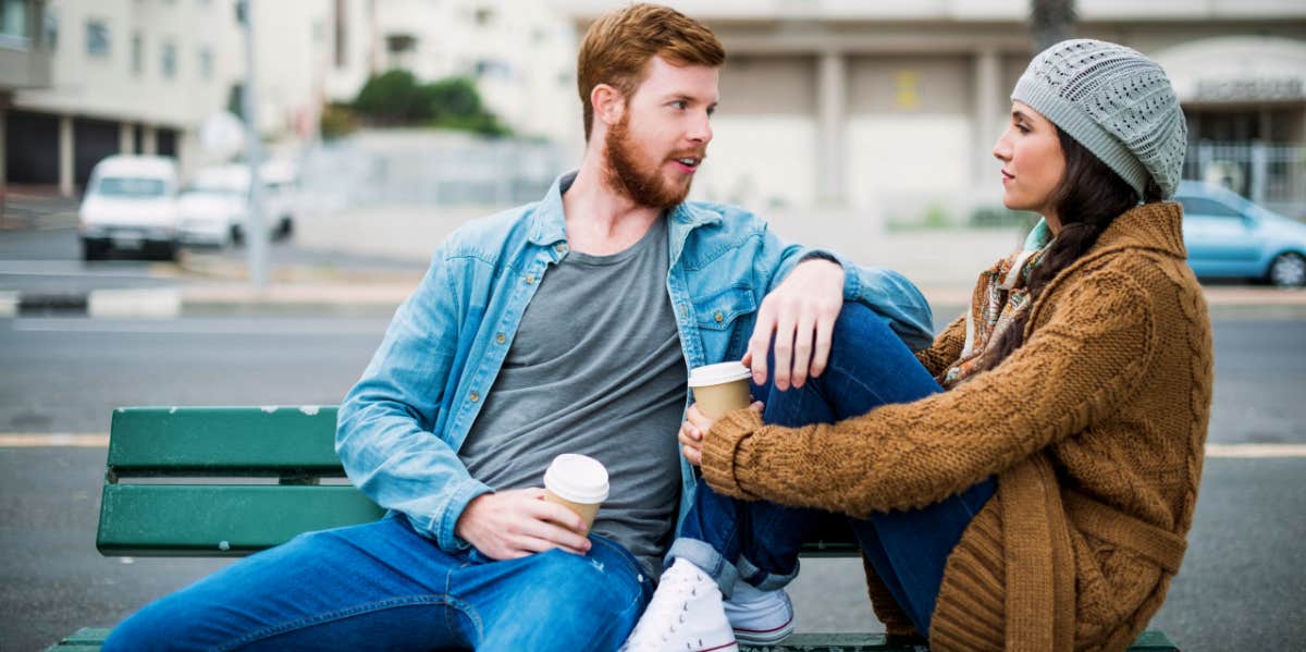 man telling woman he doesn't want a relationship