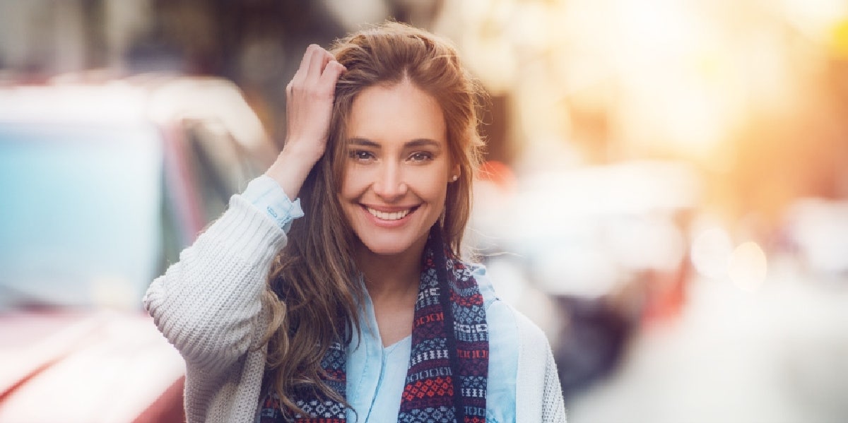 smiling woman