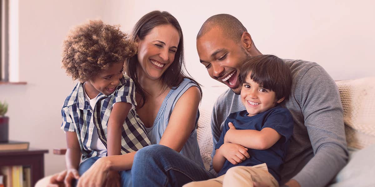 When Your Parent Was Not A Healthy Role Model parents with their 2 kids