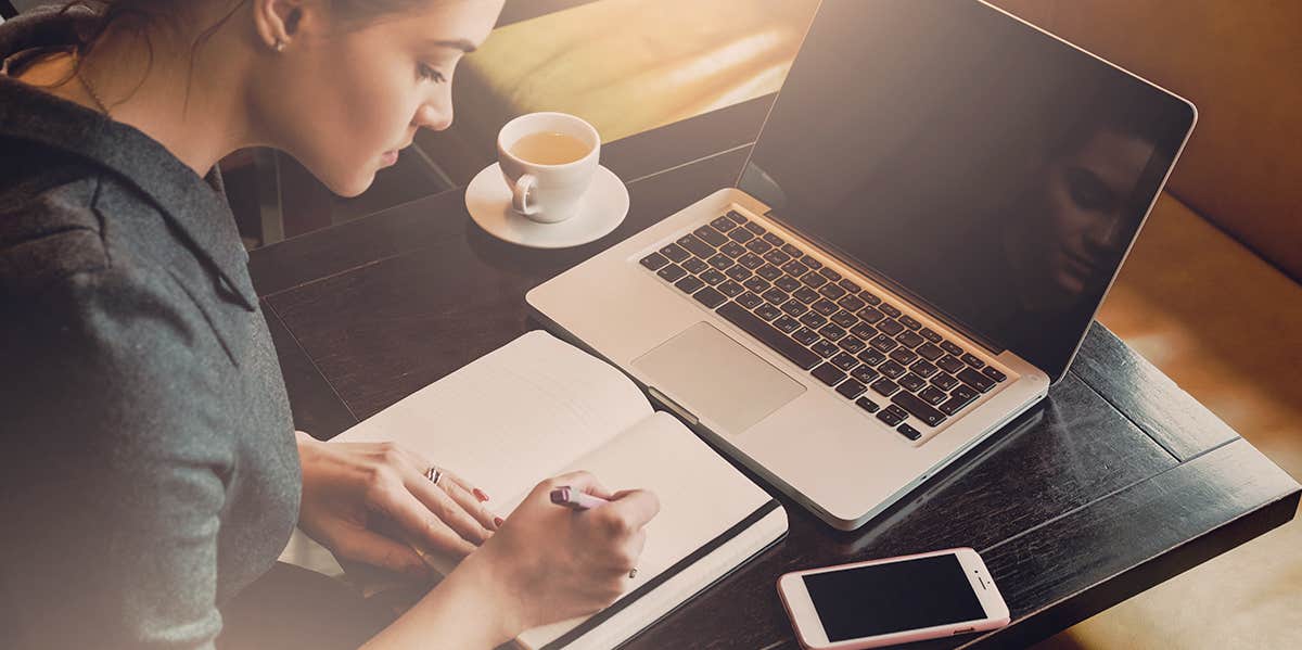 What To Do Immediately If You're Not Getting What You Want From Men woman writing journal