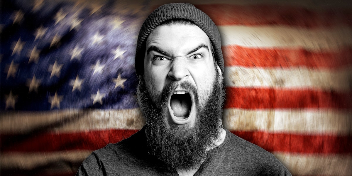 Yes, White Rage Is Real angry white man