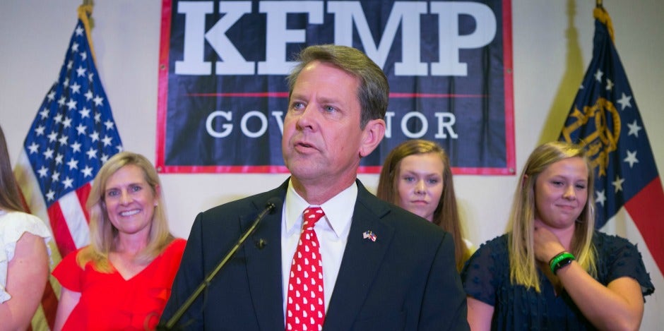 who is Brian Kemp's wife marty kemp