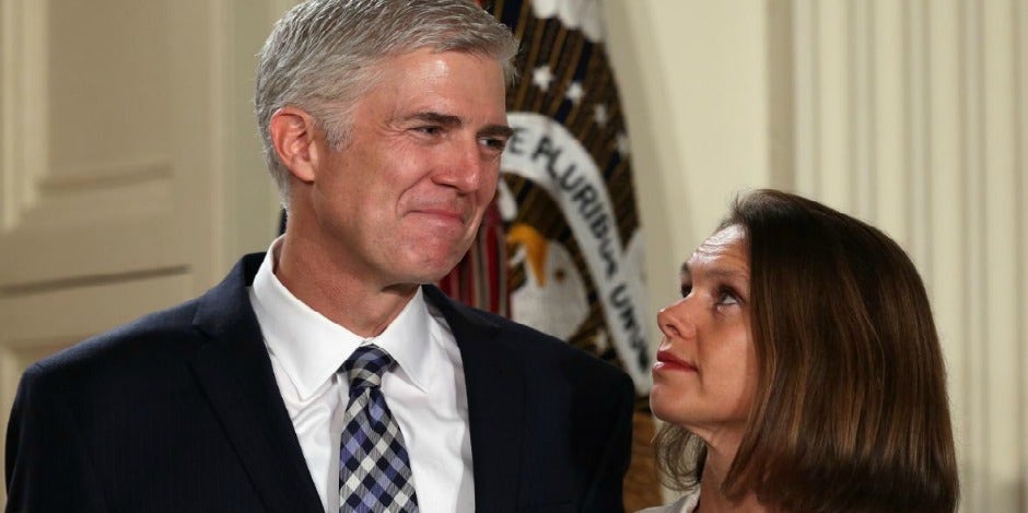 Who is Neil Gorsuch's wife