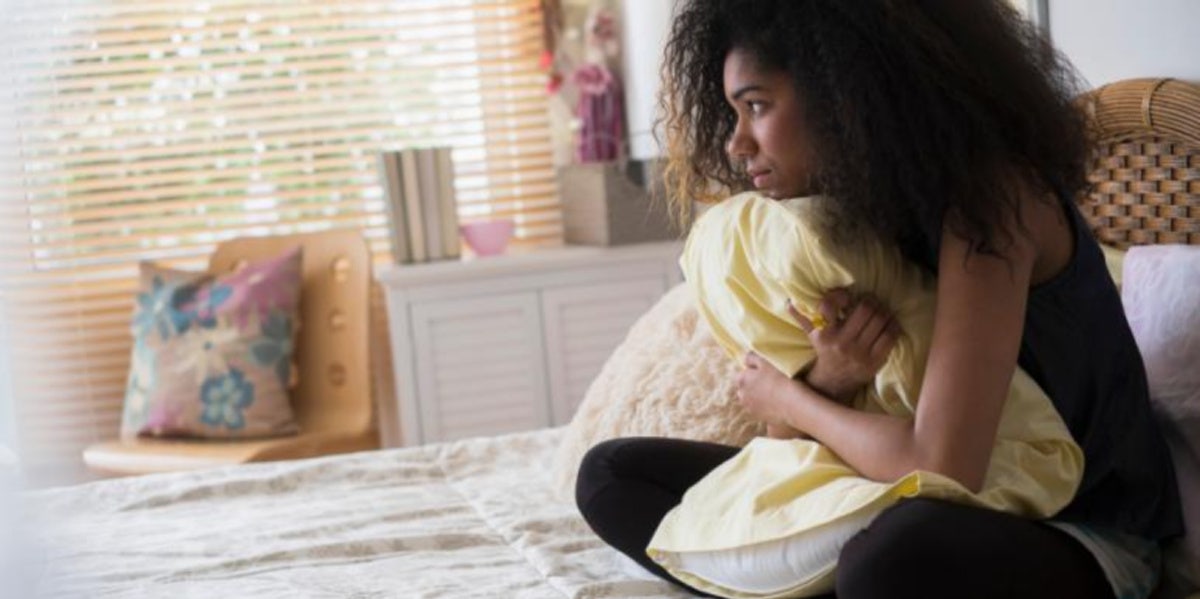 I Want You To Remember Who You Are When You're Not Depressed woman on bed
