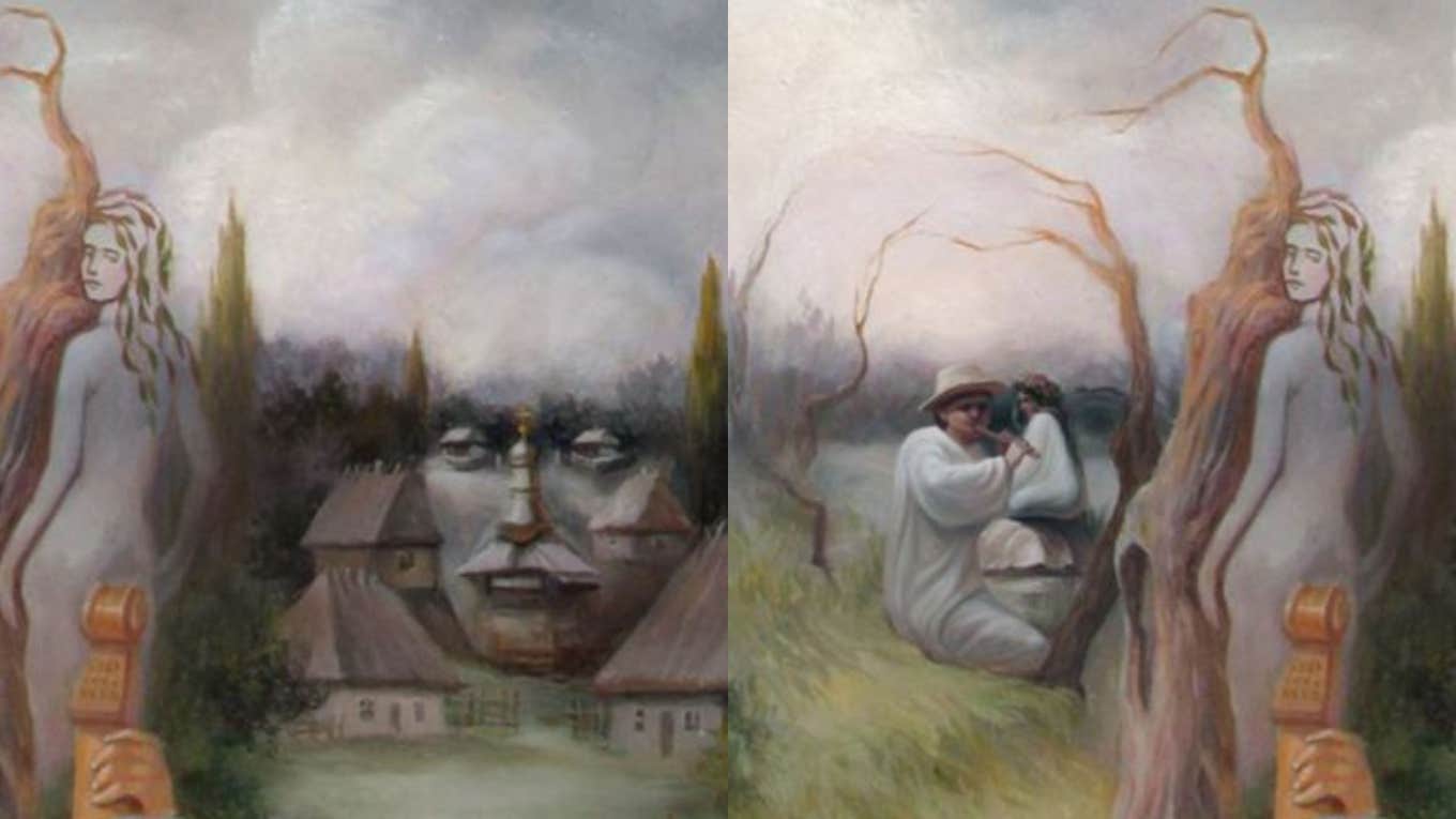 oleg shuplyak optical illusion