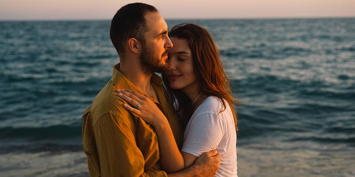 couple on the beach