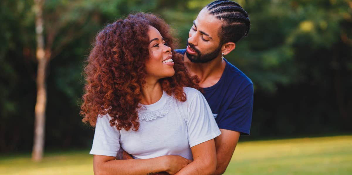 Why Being In Love Is The Best Feeling In The World couple hugging each other