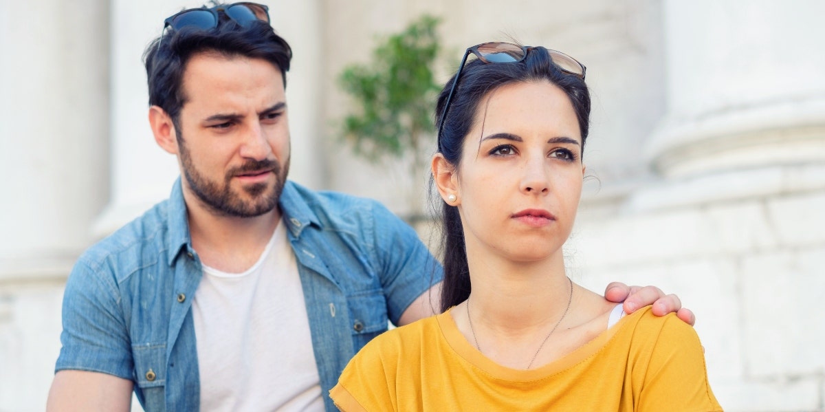 why do people cheat on people they love man with his hand on woman's shoulder