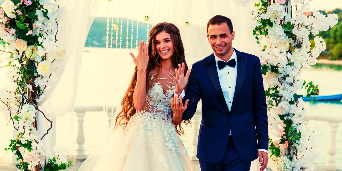 Why Do People Still Get Married? happy couple getting married