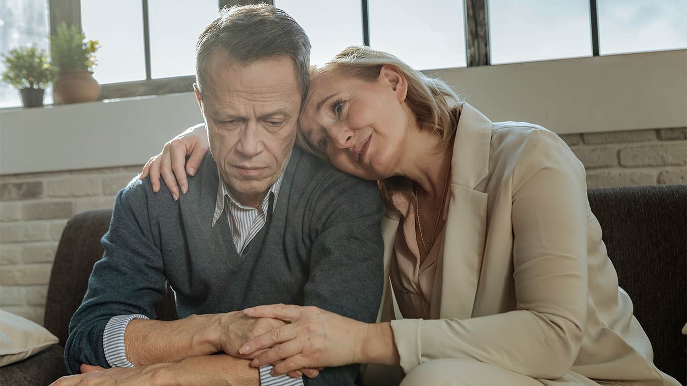 Why Do Second Marriages Fail So Often? Here Are 10 Reasons Why unhappy couple sitting together
