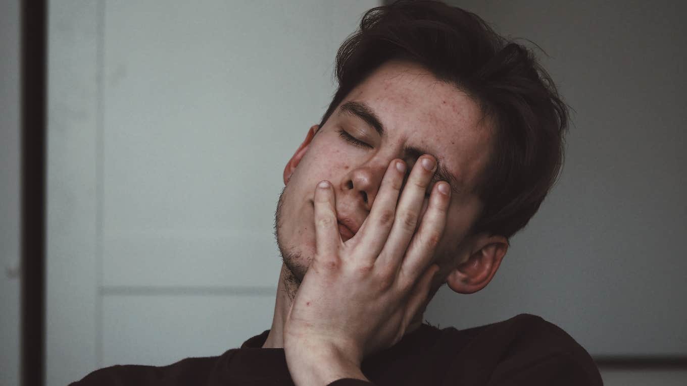 Employment Lawyer Explains Why Good Employees Get Fired man with head in his hand