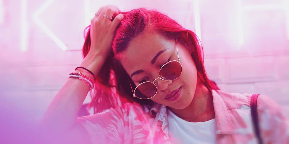 Why I Let People Use Any Pronouns They Want With Me woman with pink hair