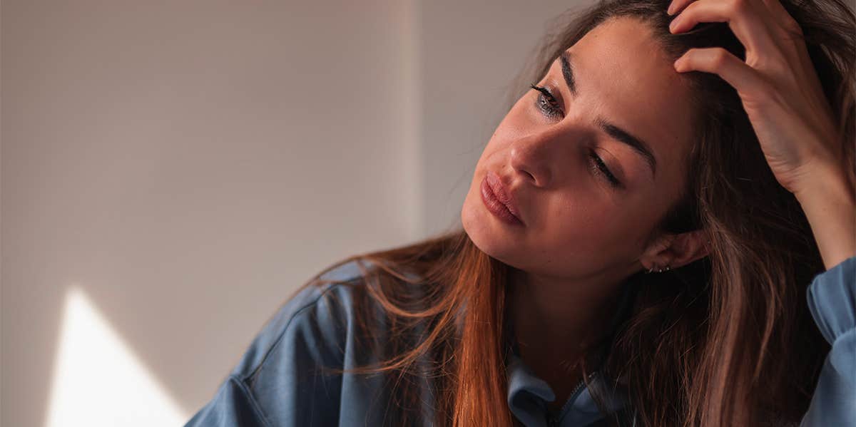 Why I Stopped Letting Myself Think About You woman overthinking