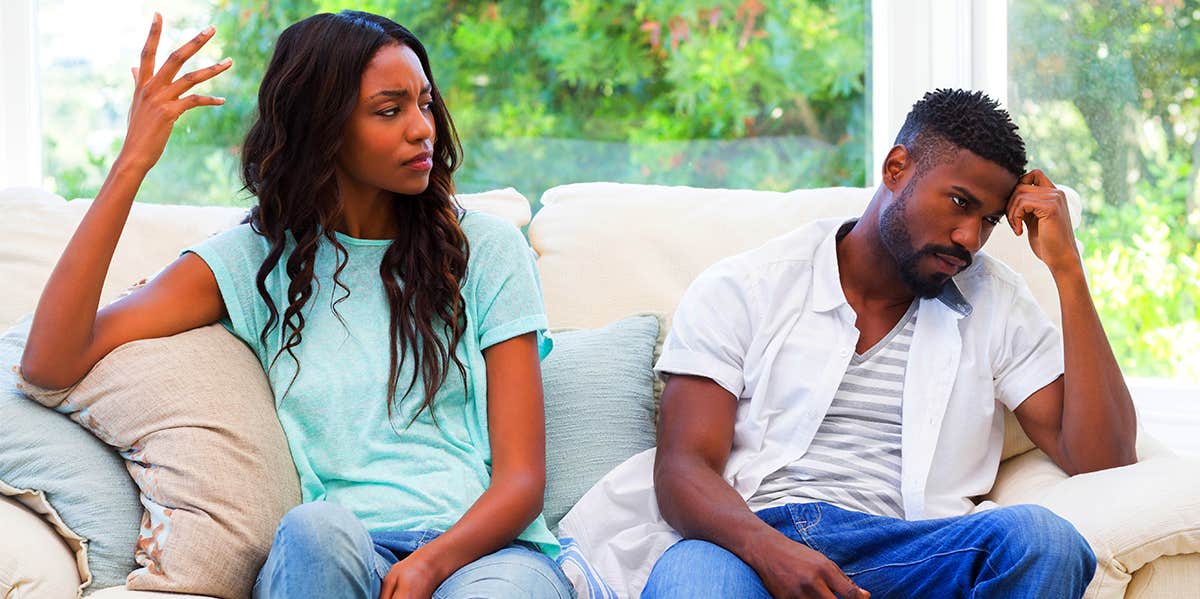 The Harsh Reason Men Are More Distant In Relationships distant boyfriend ignoring girlfriend