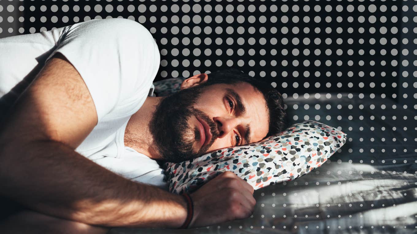 Why Men Who Cry Are Beautiful (As Written By A Man) Man crying while laying down