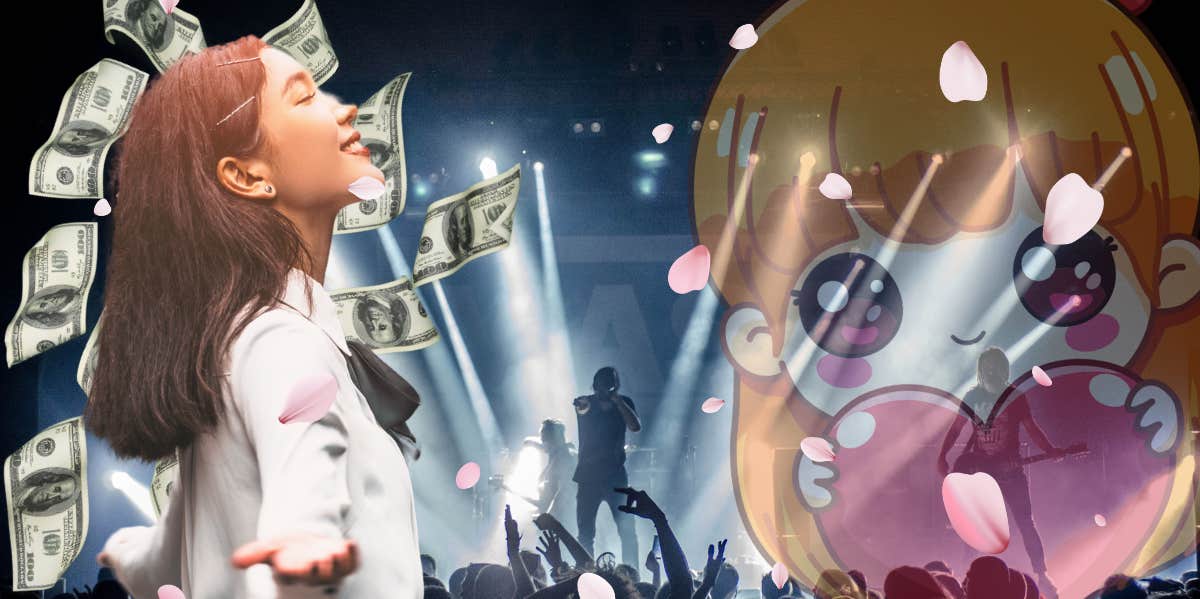 Why 'Oshikatsu' Can Be So Much Better Than Love In Japan Japanese woman at concert