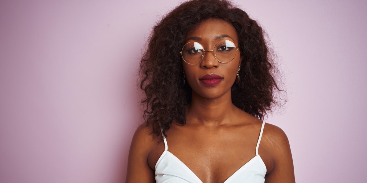 Why Smart Girls Think Body Positivity Is A Lie woman in glasses
