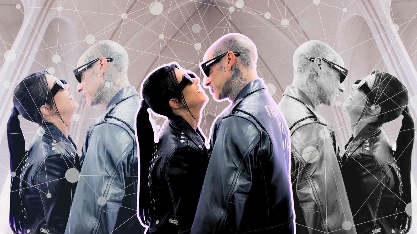 Why So Many Celebrity Couples Dress Alike Kourtney Kardashian and Travis Barker twinning