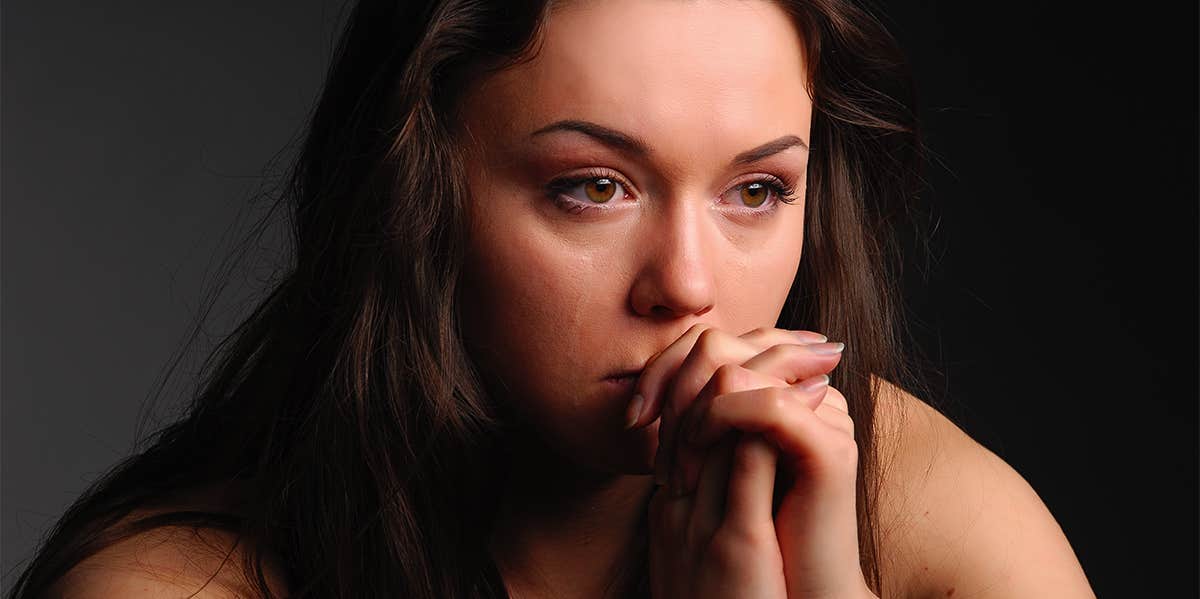 woman praying