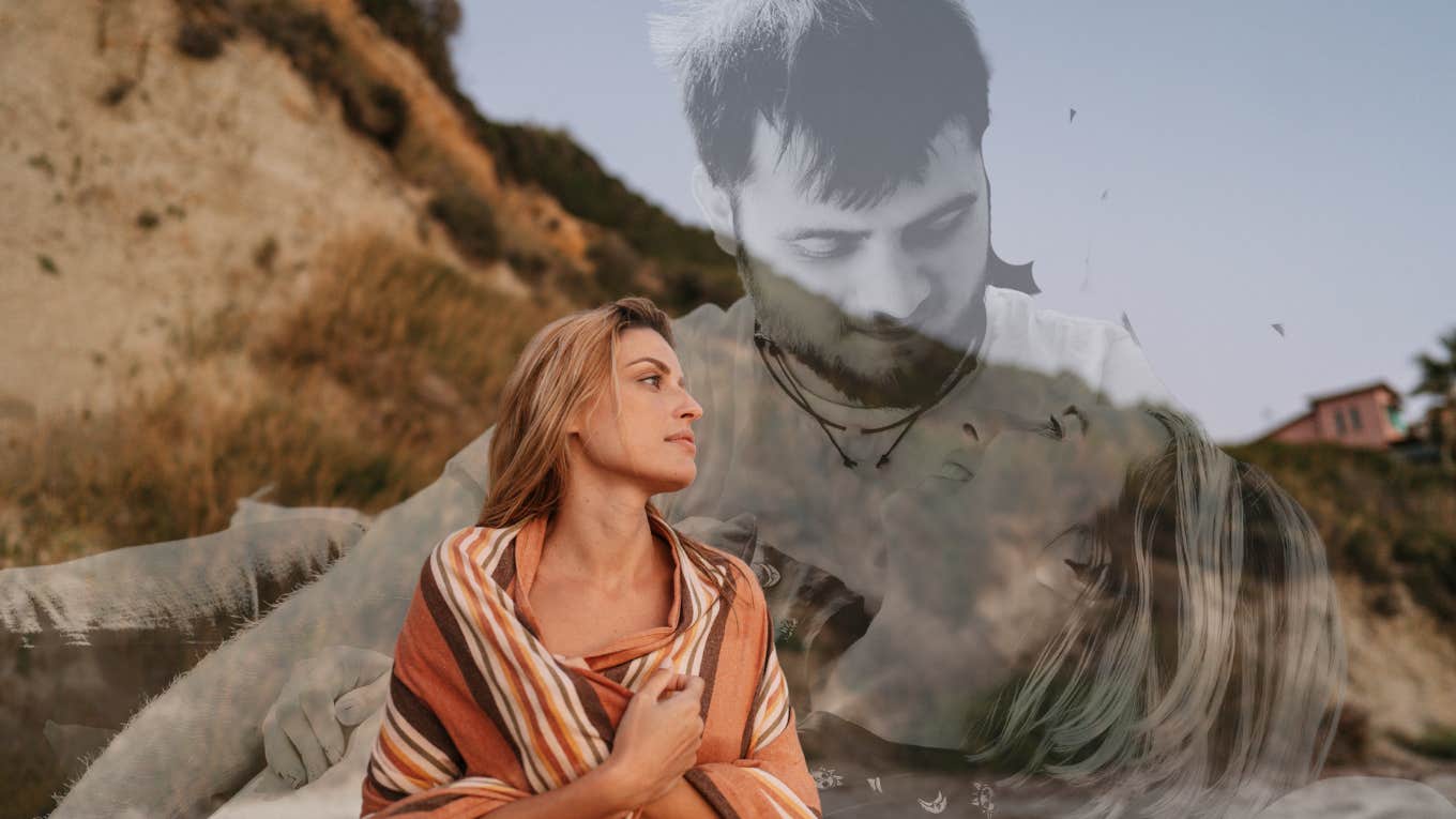 Why Being In A 'Perfect' Relationship Will Never Make You Happy Woman reflecting on her dissatisfaction in her relationship